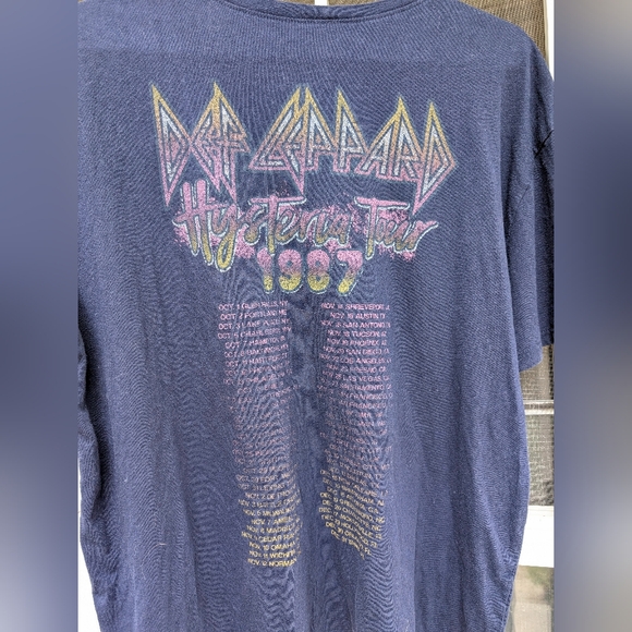 Def Leppard Graphic Tee - Navy - Picture 2 of 5